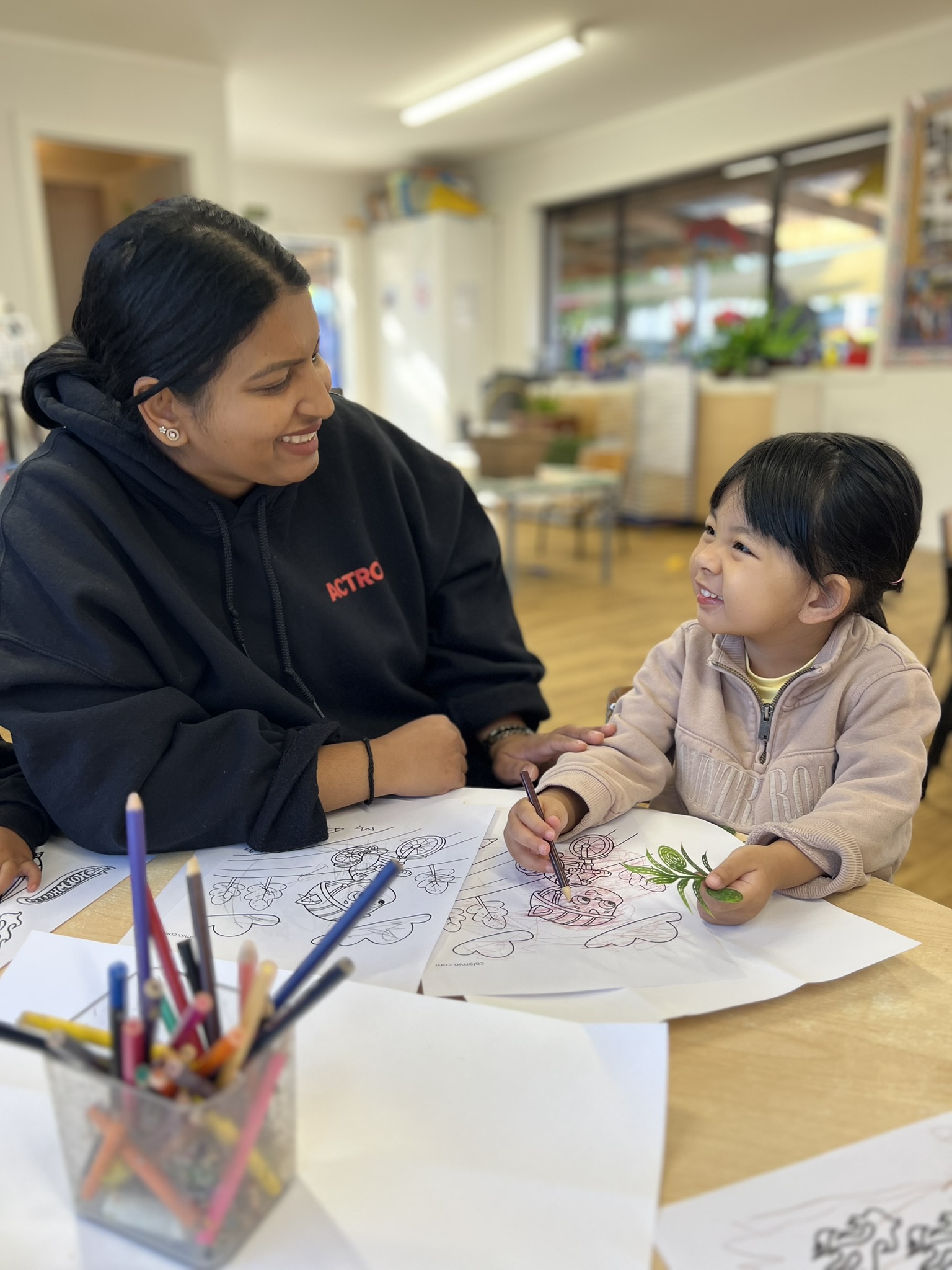 Koru Kids classroom activity with children